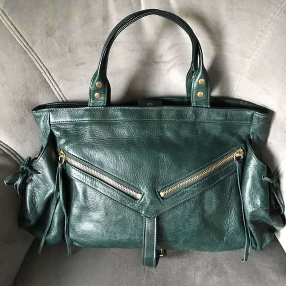 Botkier leather dark green Clyde trigger bag - Picture 3 of 3